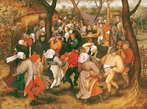 結婚式のダンス、1607 作： Pieter Brueghel the Younger